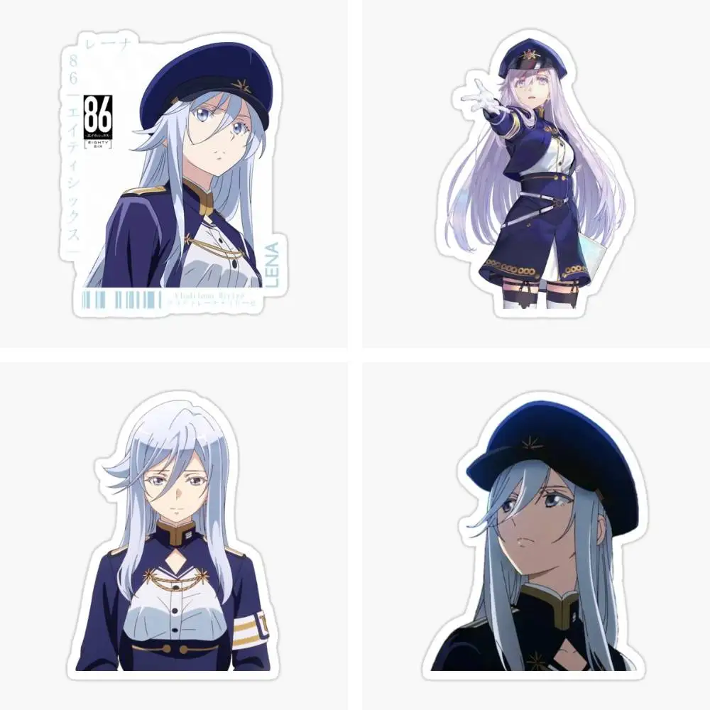 Vladilena Milize Anime Figures Sticker Car Window Bumpers Die-cut Vinyl Stickers Decorative Accessories