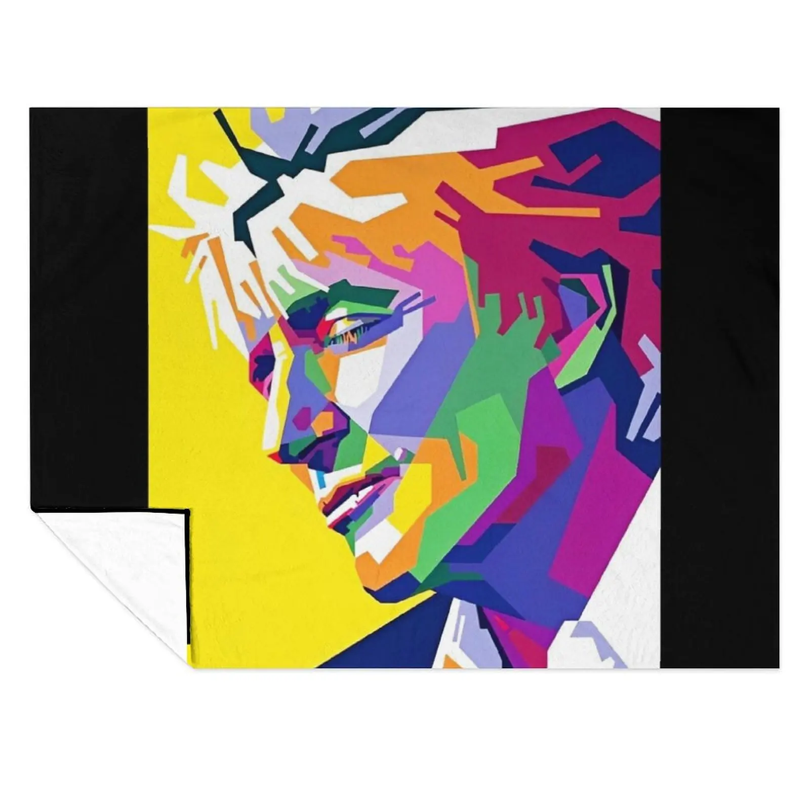 

Awesome Colorful Rod Stewart Throw Blanket Plaid on the sofa Luxury Designer Decorative Sofas Blankets