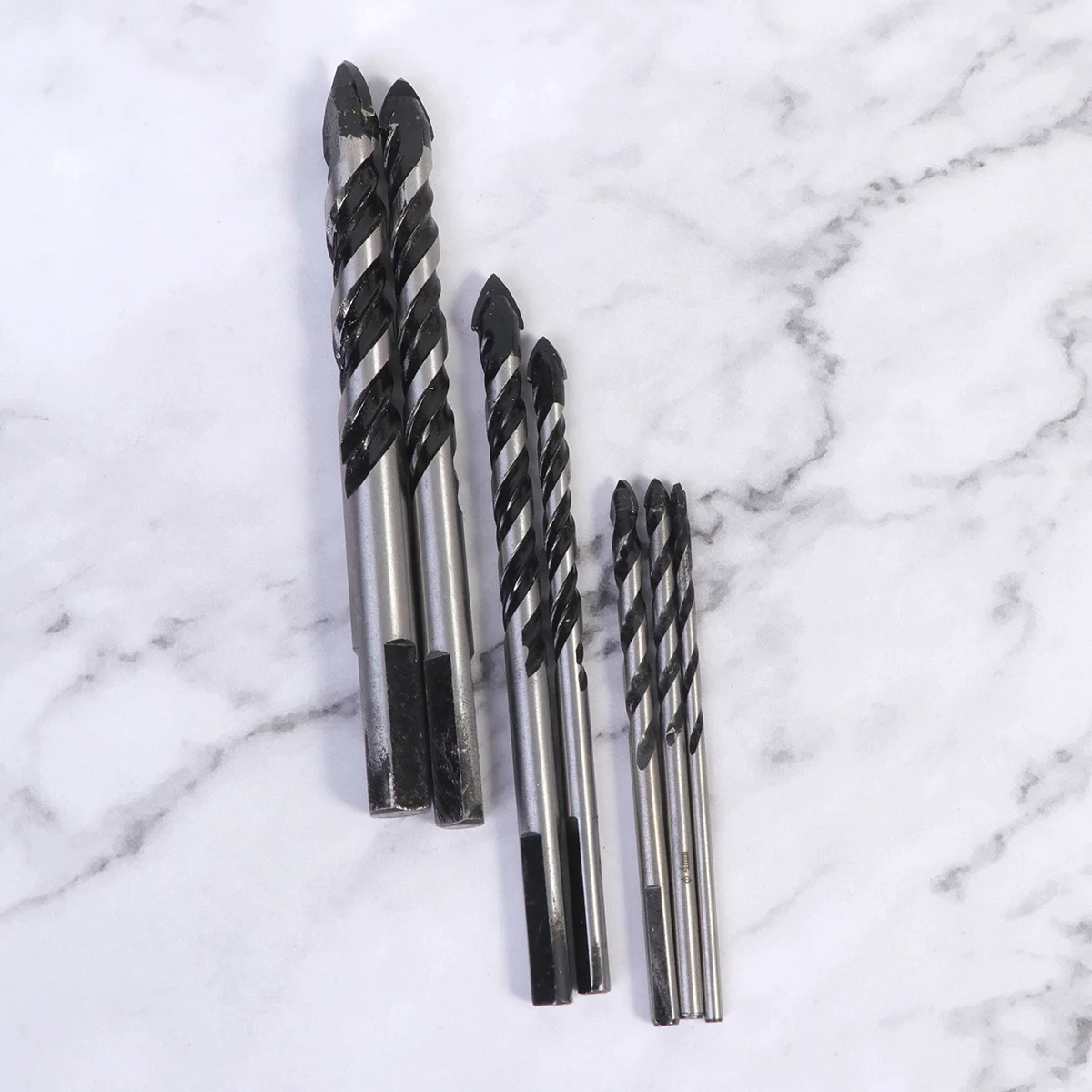 7 قطعة سيراميك زجاج مجموعة لقمة مثقاب قسط مثلث عرقوب عززت رئيس لحفر السيراميك المرايا الجص