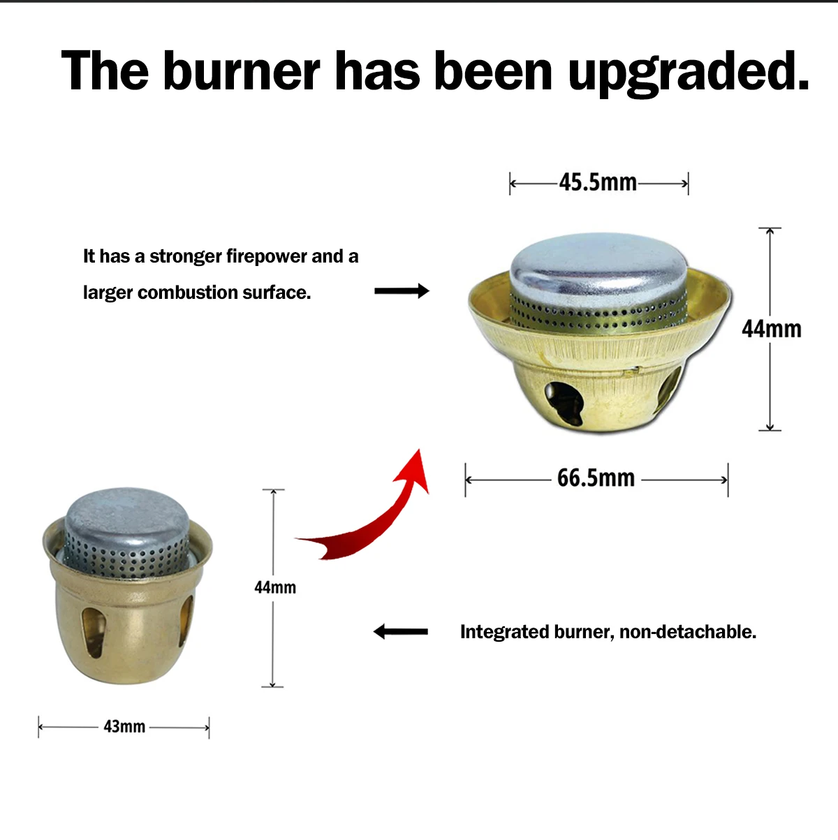 IWALKER G43S Kochset Campingkocher Gasbrenner Geräuscharmer Brenner mit Aufbewahrungstöpfen für Reisen Picknick Notfälle – Detail 9