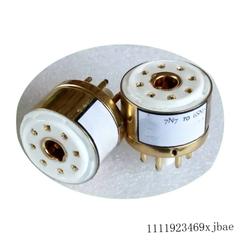 

1PCS Gold plated 7N7 7F7 To 6SN7 6SL7 Convert Tube Converter Adapter Socket