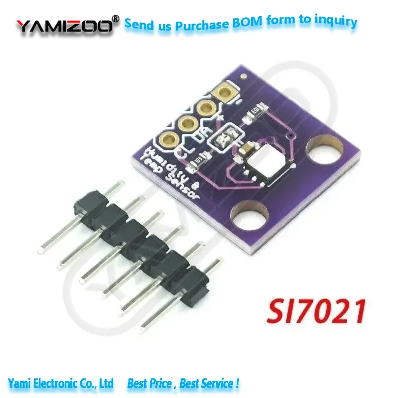10 Stück HDC1080 Si7021 SHT20 HTU21D Modul mit geringem Stromverbrauch, GY-213V-HDC1080 Hochpräziser digitaler Feuchtigkeitssensor mit Temperatursensor – Detail 3