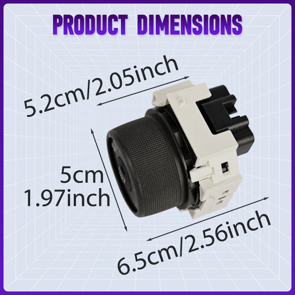 559020R010 55902-75D358, 55902-12100 Car A/C  Air Conditioning Heater ​Blower Fan Control Switch Knob For Toyota Corolla Matrix