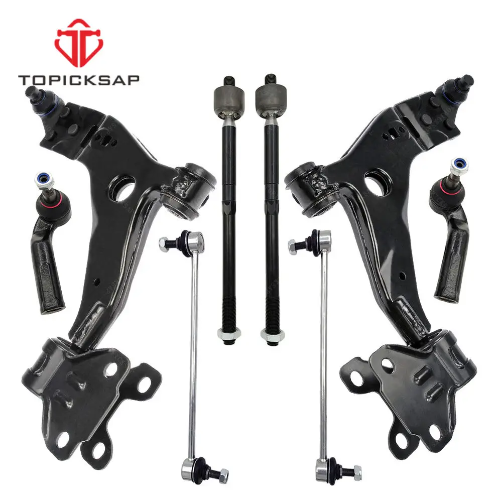 TOPICKSAP Front Lower Control Arm Ball Joint Sway Bar Link 8pcs Kit For Ford Escape 2013 2014 2015 2016 2017 2018 CV6Z3079C