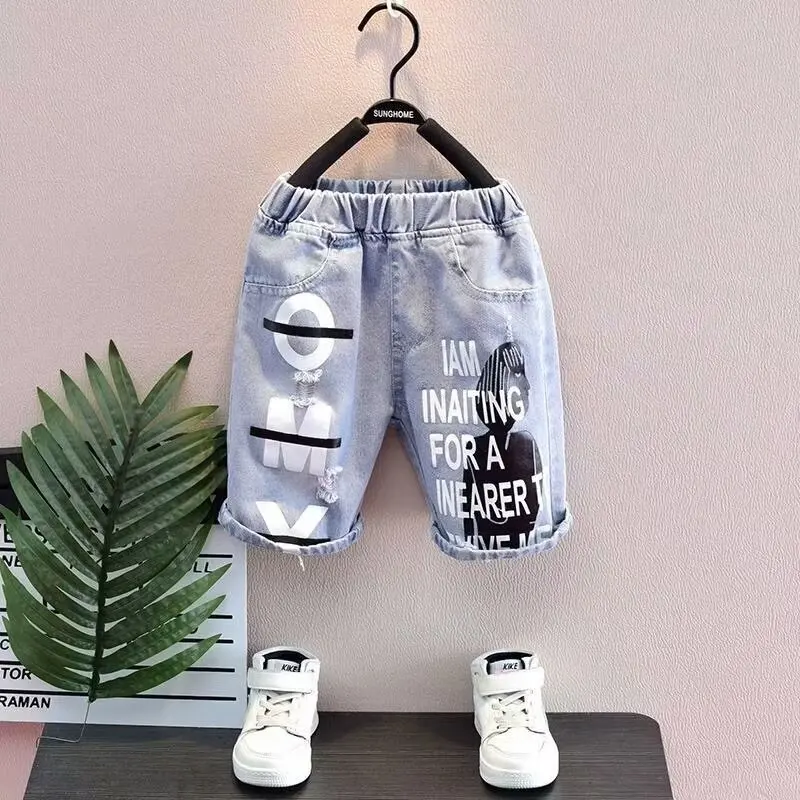 Summer Tracksuit For Boys Set Boy Letter Boy Children Clothing Two piece set Kids Outfits2024 New image 3