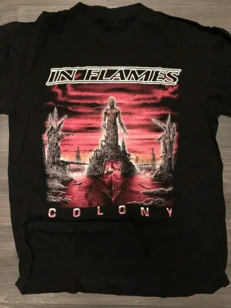 In Flames - Colony Album Tee T-Shirt unisexe pleine taille S à 5XL