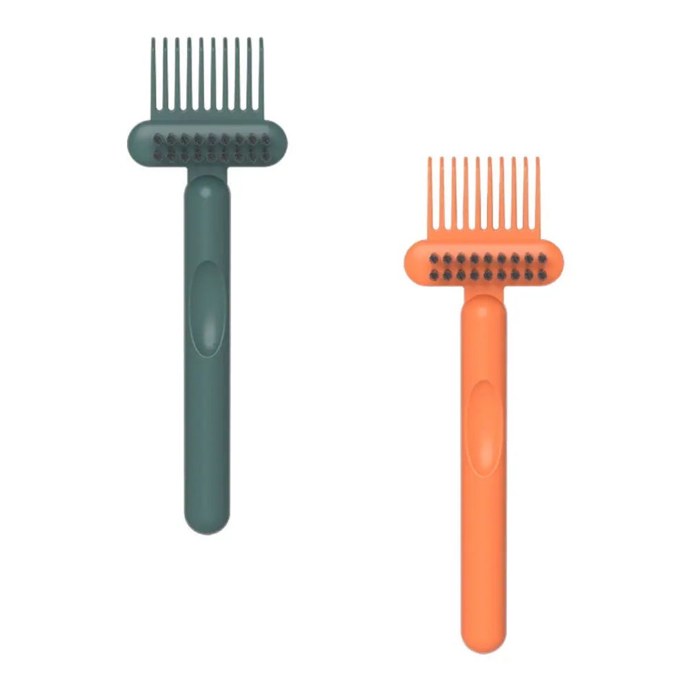 2Pcs Hair Brush Cleaner Comb Airbag PP Cleaning Tool Ergonomic Handle Portable Comb Hair Remover Brush Cleaner Accessory