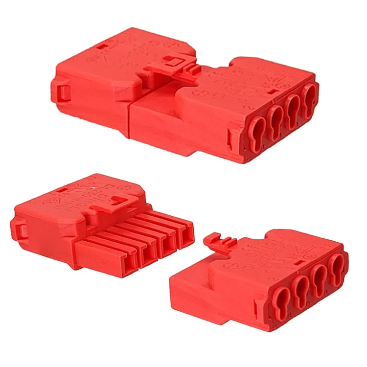 DL250-2/3/4/5-wire Terminal Block DL250 Five-input Five-output Quick-read Terminal Block Male and Female Plug-in Connector