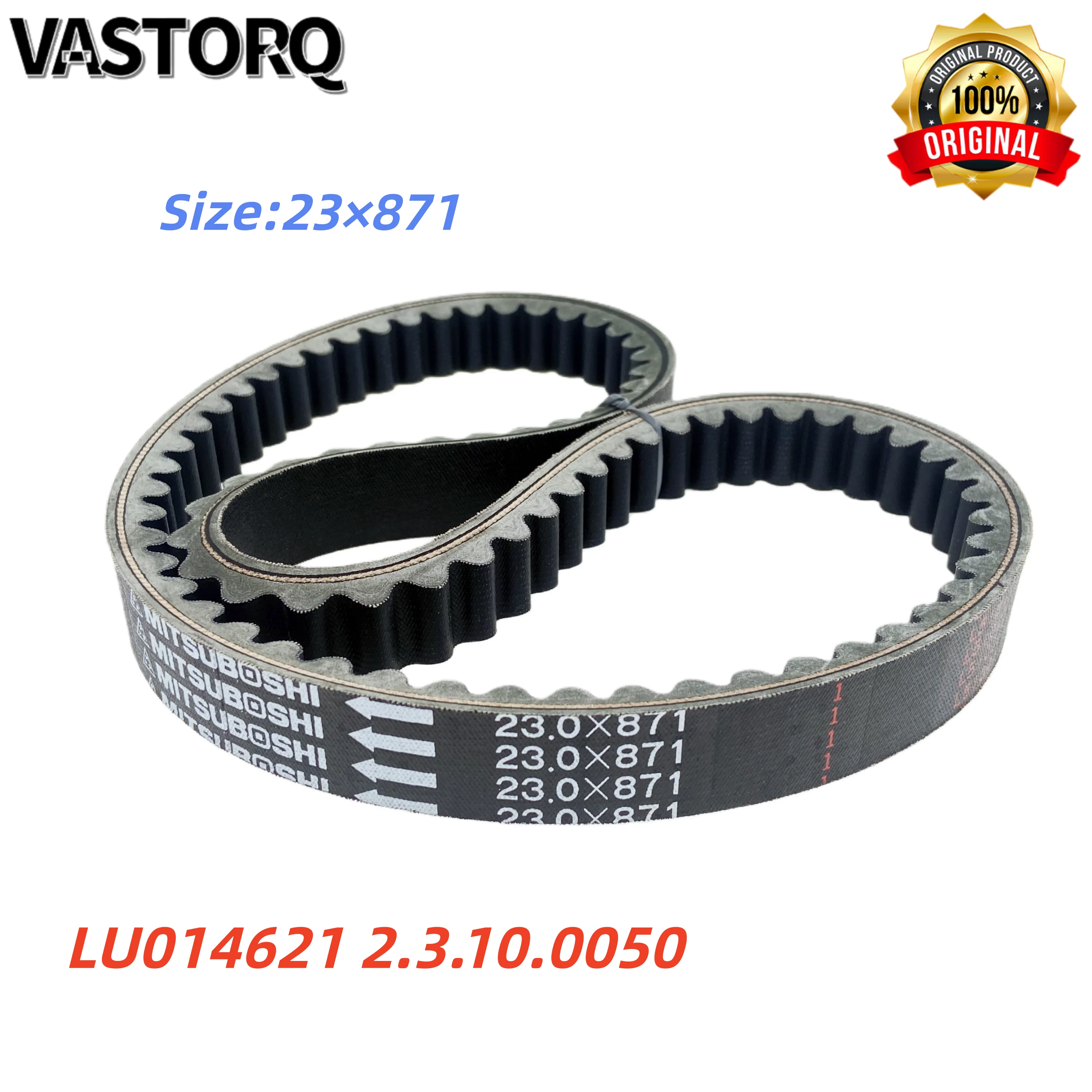 

ORIGINAL MITSUBOSHI CVT Drive Belt For Linhai 300 Buyang ATV300 23×871 LU014621 2.3.10.0050