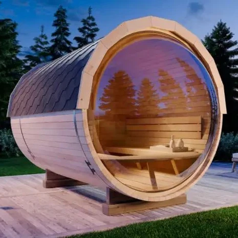 Suna Sauna Factory OEM Barrel Sauna For Outdoor Sauna Use