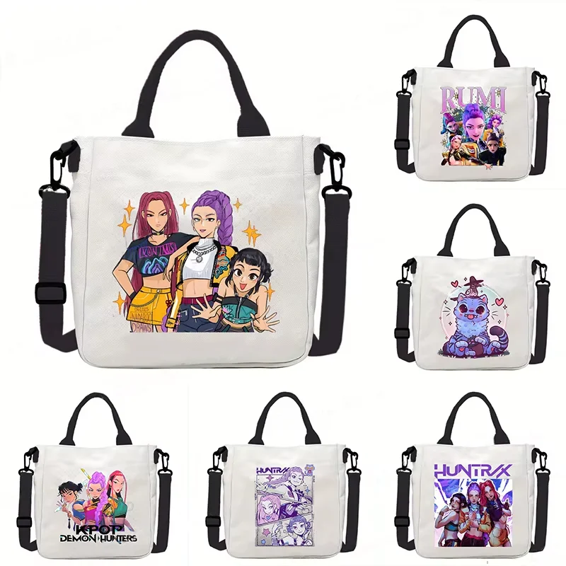 

Fashion Woman Men Anime Cartoon Small Shoulder Bags Rumi Tiger Print Handbags Korean Ulzzang Student Crossbody Bag Gifts
