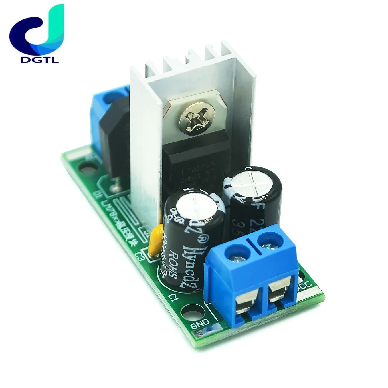 L7805 L7812 LM7805 LM7812 DC/AC Three Terminal Voltage Regulator Power Supply Module 5V 9V 12V Output Max 1.2A