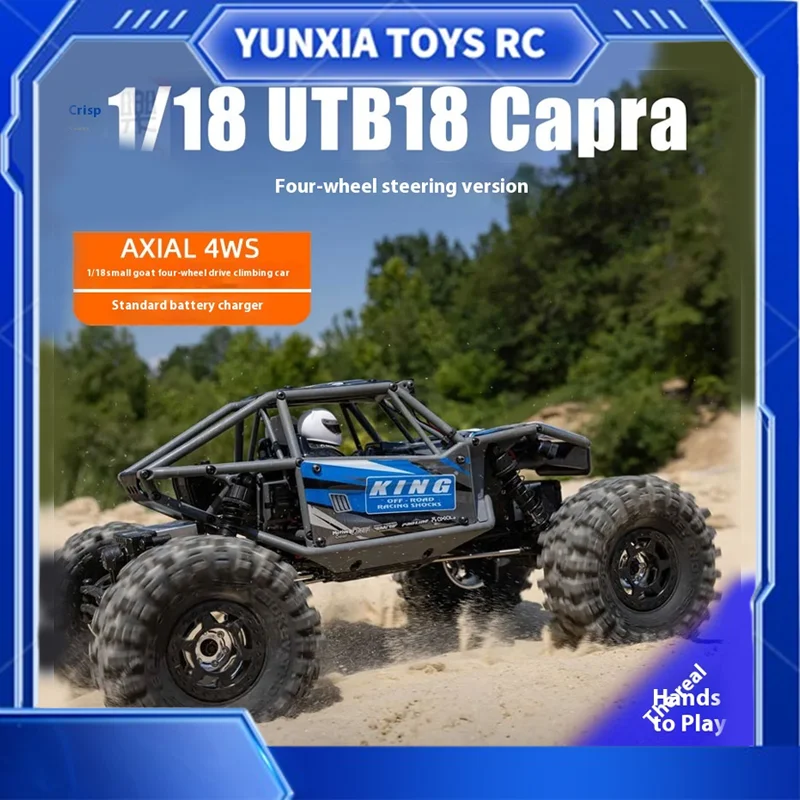 AXIAL Capra UTB18 Little Goat Simulation 1:18 4WS Four Wheel Steering Remote Control Off Road Vehicle Climbing Car gift