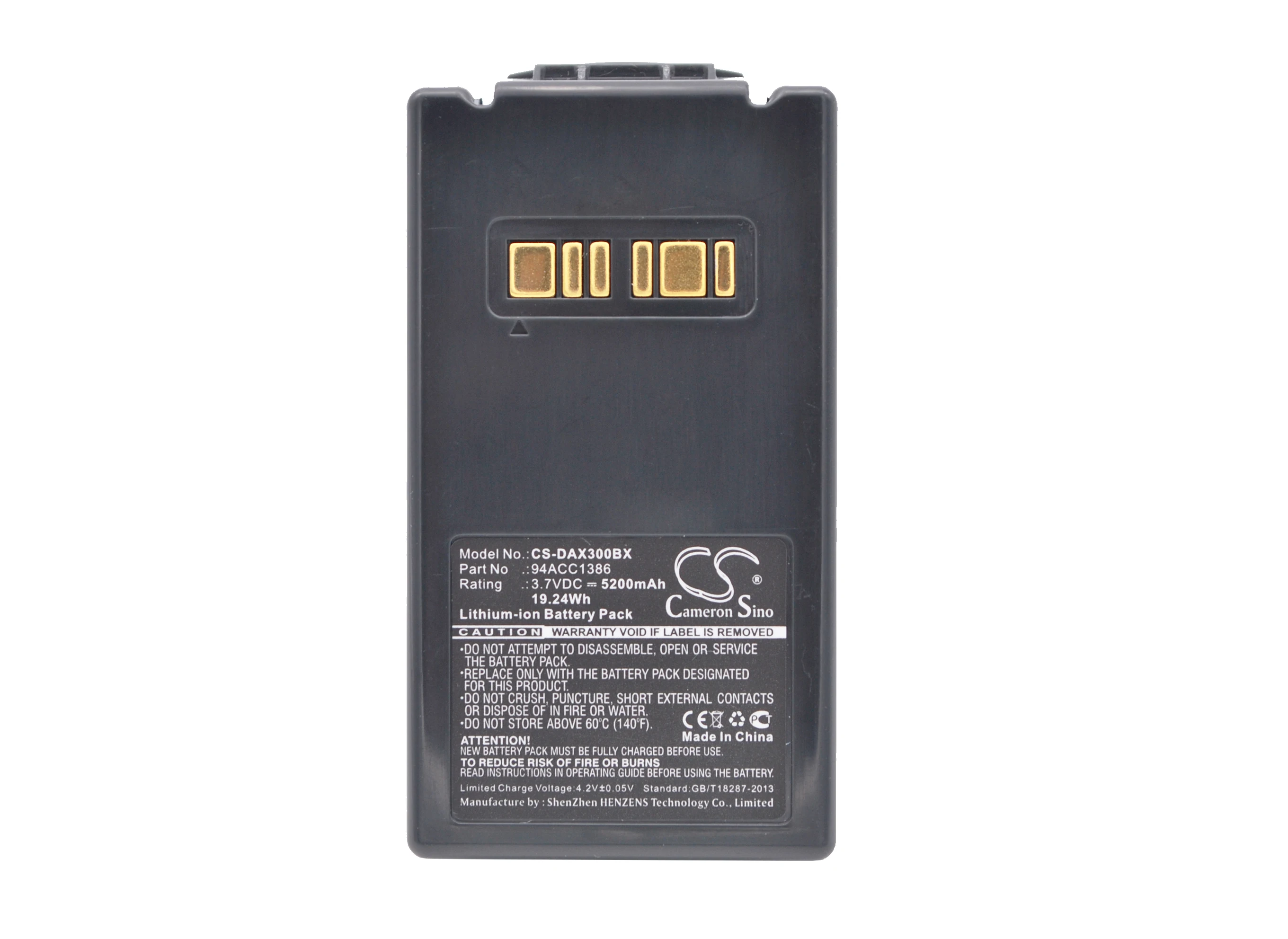 

For Datalogic Falcon X3, Falcon X3 Plus, Falcon X3+, Falcon X4 Barcode Scanner Battery 94ACC1386, BT-26