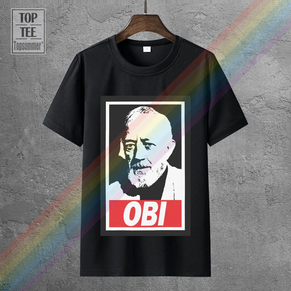 Obi Wan T Shirt Space Wars Retro Movie Star Trooper Disobey Jedi Master Tee Men T Shirt Print Cotton Short Sleeve T-Shirt