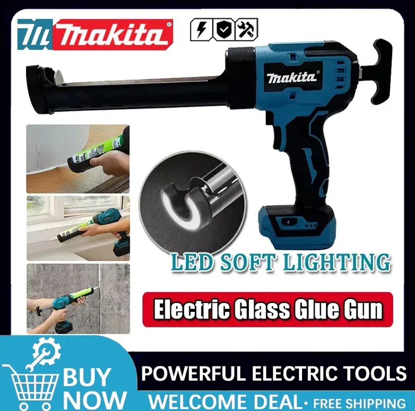 

Беспроводной пистолет для герметика Makita: электрический клеевой пистолет для стекла, цемента, герметизации, заполнения стеклянных дверей и окон