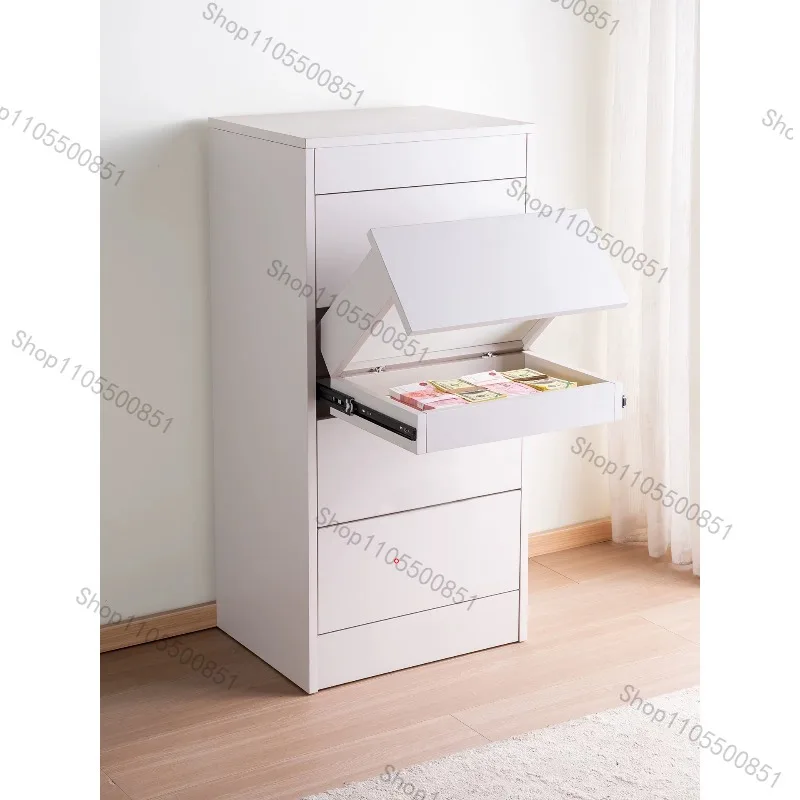 Laminated hidden compartment chest locker drawer storage cabinet living room