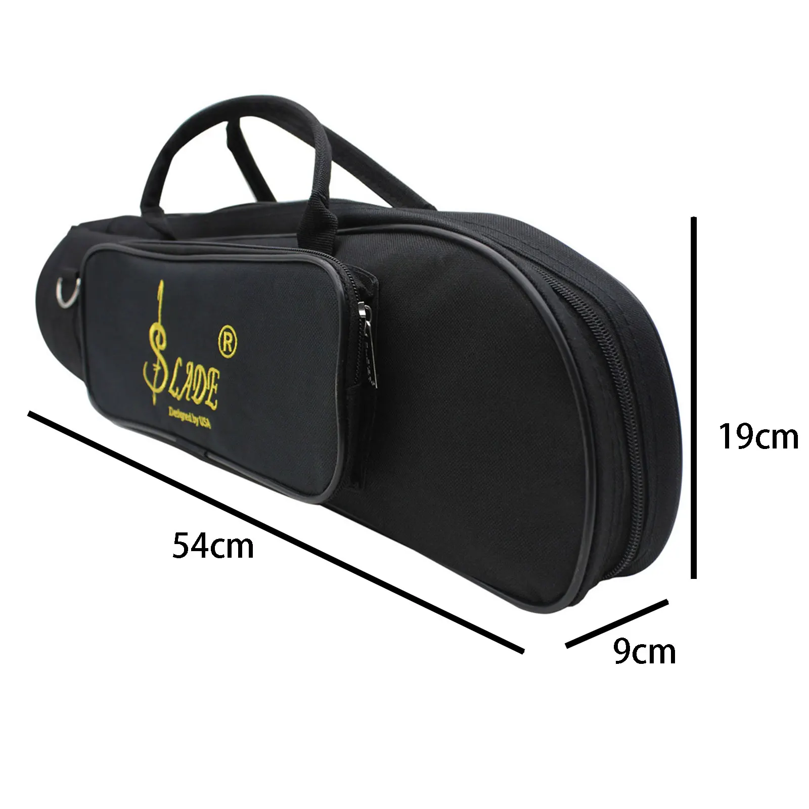 Concert Trumpet Carry Gig Bag Storage Bag Oxford Cloth Brass Instrument