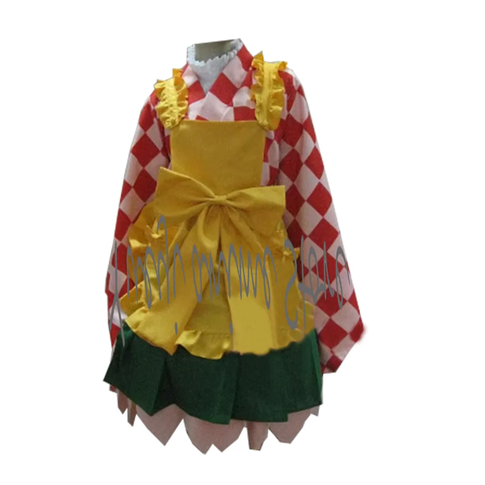

customized-Touhou Motoori Kosuzu Women's Cosplay Costume Kimono Full Set for Halloween/Christmas