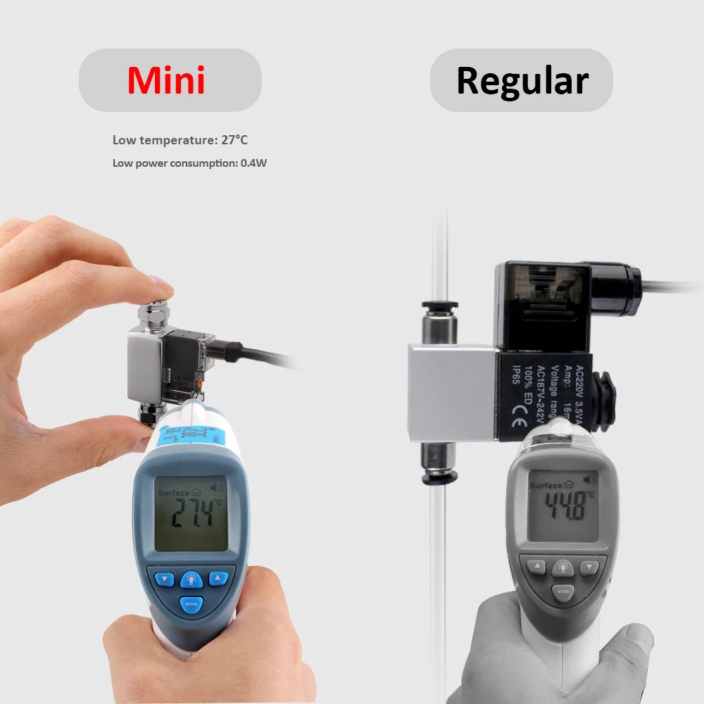 Aquarium Solenoid Valve Regulator CO2 Electromagnetic Controller Mini Low Temperature Magnetic Valve For Fish Tank - Image 4