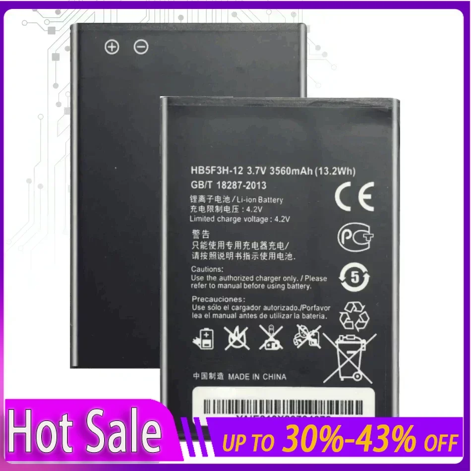 

Battery for Huawei Ascend E5372T E5775 4G LTE FDD Cat 4 WIFI Router , HB5F3H HB5F3H-12 3560mAh Mobile Phone Batteries Warranty