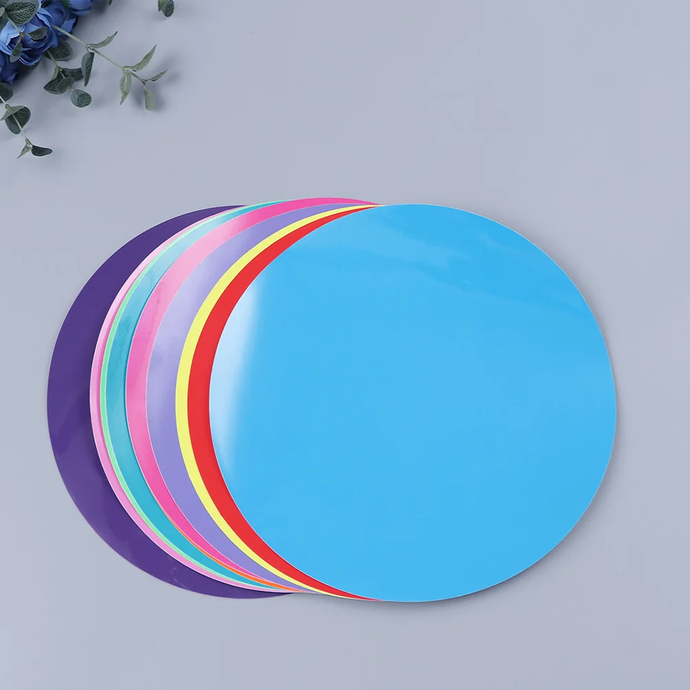 10 Pcs Dry Erase Circles decalcomania rimovibile vinile Dot Whiteboard decorazioni Sticker