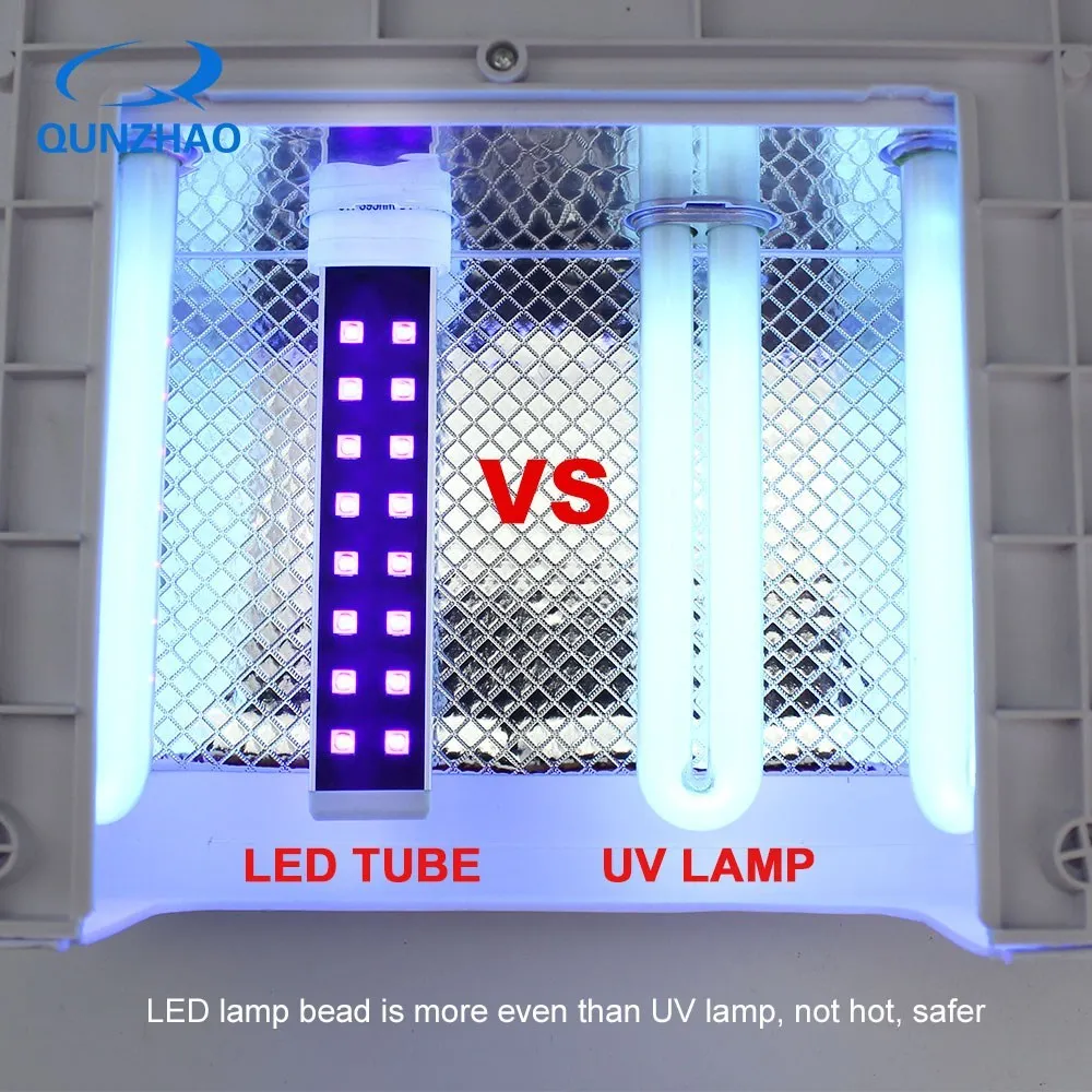 Lamp For Nails UV LED 16 LEDS 9W 395nm Ultraviolet Nail Ice Lamp Bulbs For Replaced Curing Nail Art Dryer Bulbs Replacement Tube