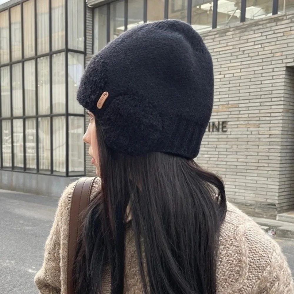 Новая ветрозащитная вязаная шапка, холодостойкая теплая пуловерная шапка, вязаная крючком шапка для защиты ушей, аксессуары для катания на лыжах на открытом воздухе