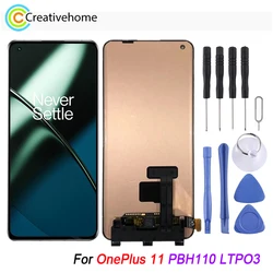 Fluid AMOLED LCD Screen For OnePlus 11 PBH110 LTPO3 Touch Screen Display with Digitizer Full Assembly Repair Replacement