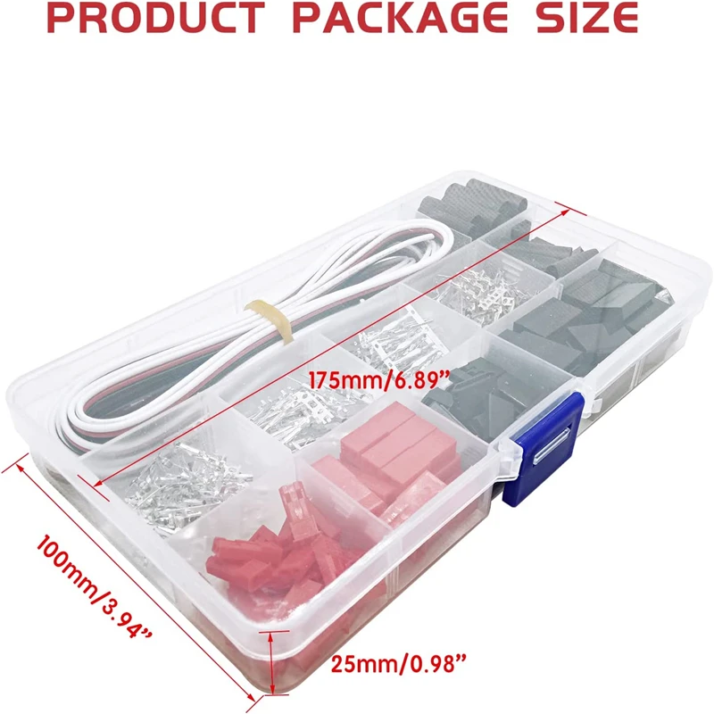 JST SYP 후타바 RC 모델 커넥터, 플러그 암수 커넥터 도킹, 400 개 키트