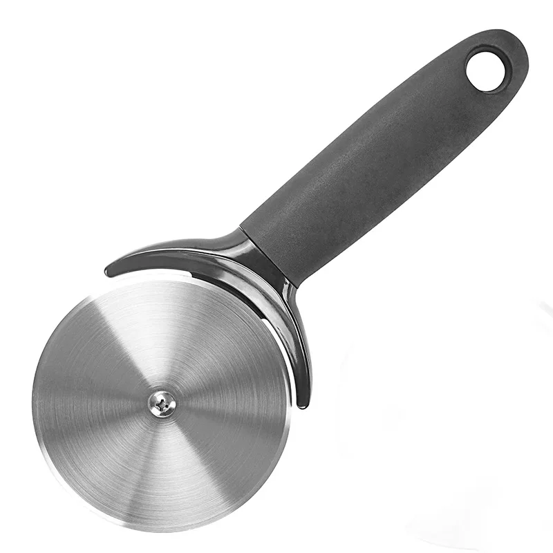 Stainless Steel Pizza Cutter Pastry Roller Cutter Pizza Cookie Cake Roller Wheel with Protect Cover Bakeware Kitchen Accessories