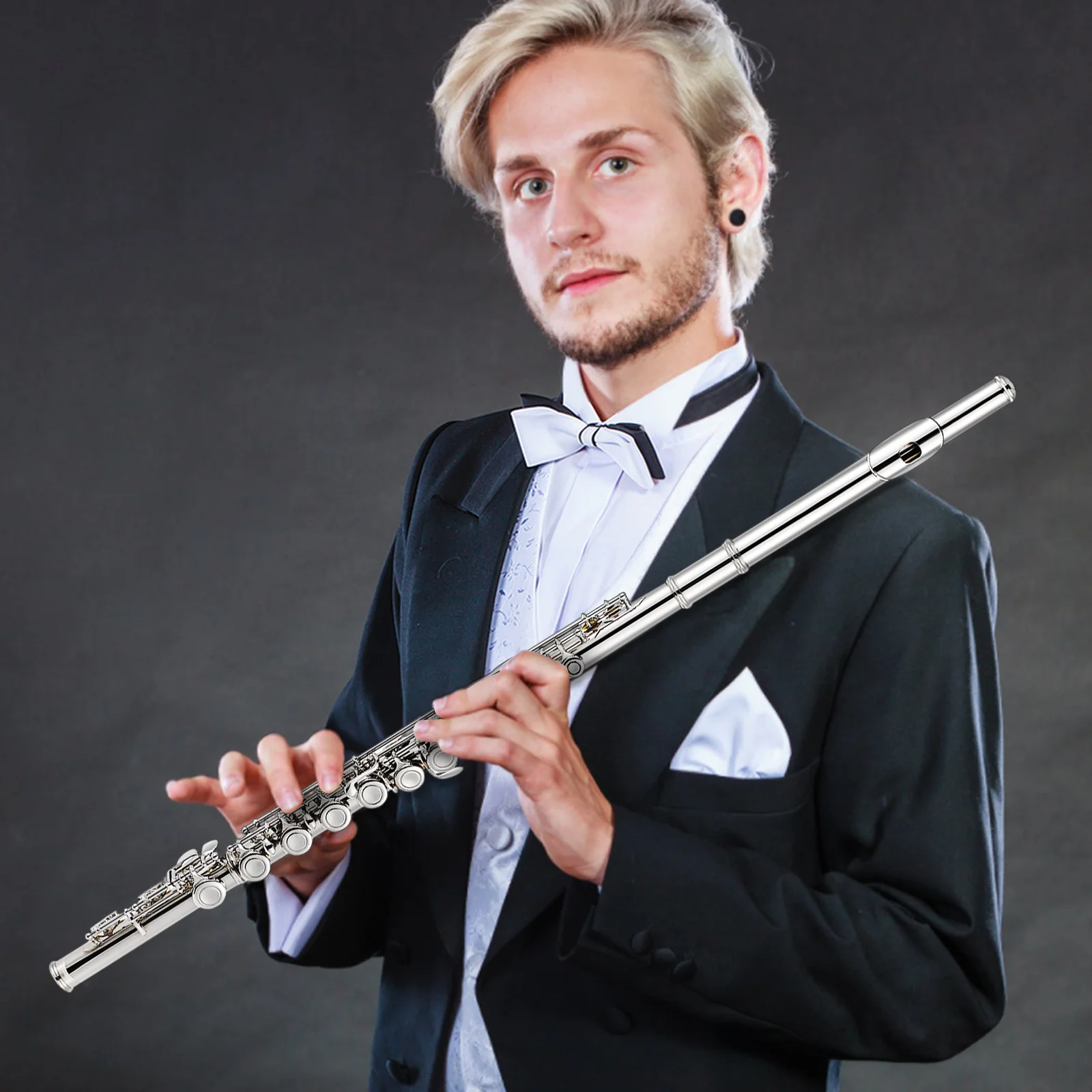 

Flute for Teens Beginner Practice Instrument 's Musical Concert Flutes