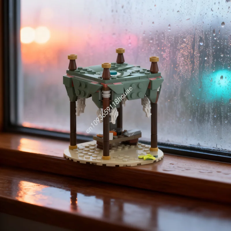 

389pcs MOC Games Quen Camp Horizon Model Building Blocks Architecture Christmas Gifts DIY Creative Toy Idea Education Kids