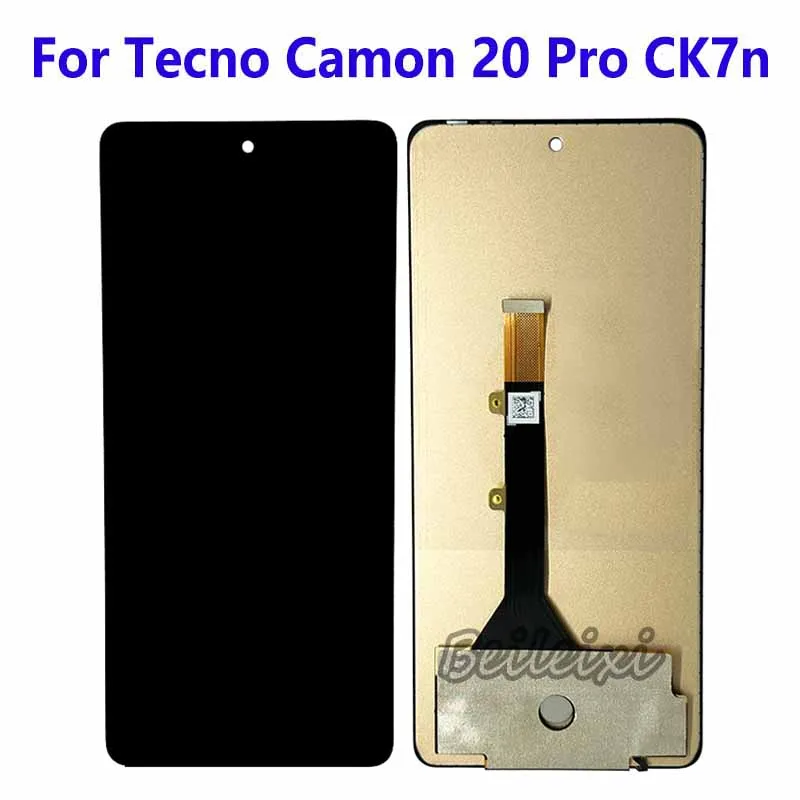 For Tecno Camon 20 Pro CK7n LCD Display Touch Screen Digitizer Assembly Replacement Accessory