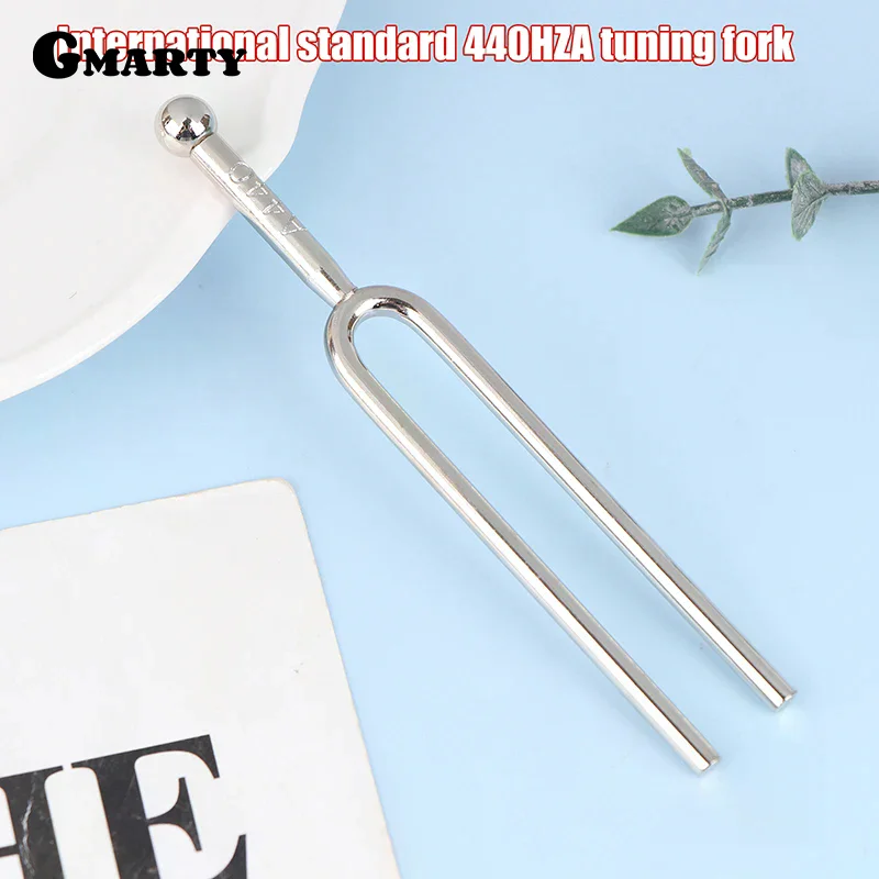 Tuning Fork 440Hz A Tone Stainless Steel Violin Viola Cello Tuner Hammer Healing Sound Percussion Instrument Part