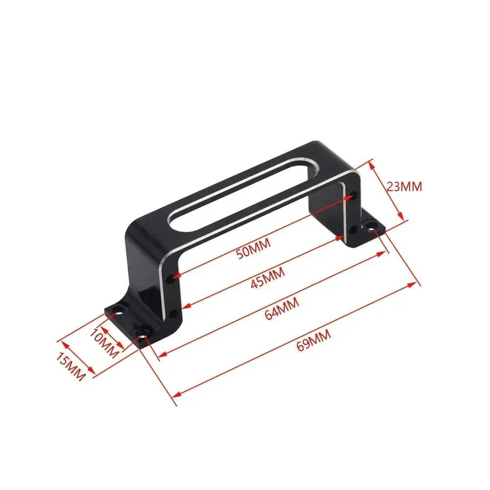 Support de montage de Servo moyen Standard en alliage d'aluminium, cadre fixe pour avion UAV à aile fixe, modèle de bateau d'avion de voiture RC
