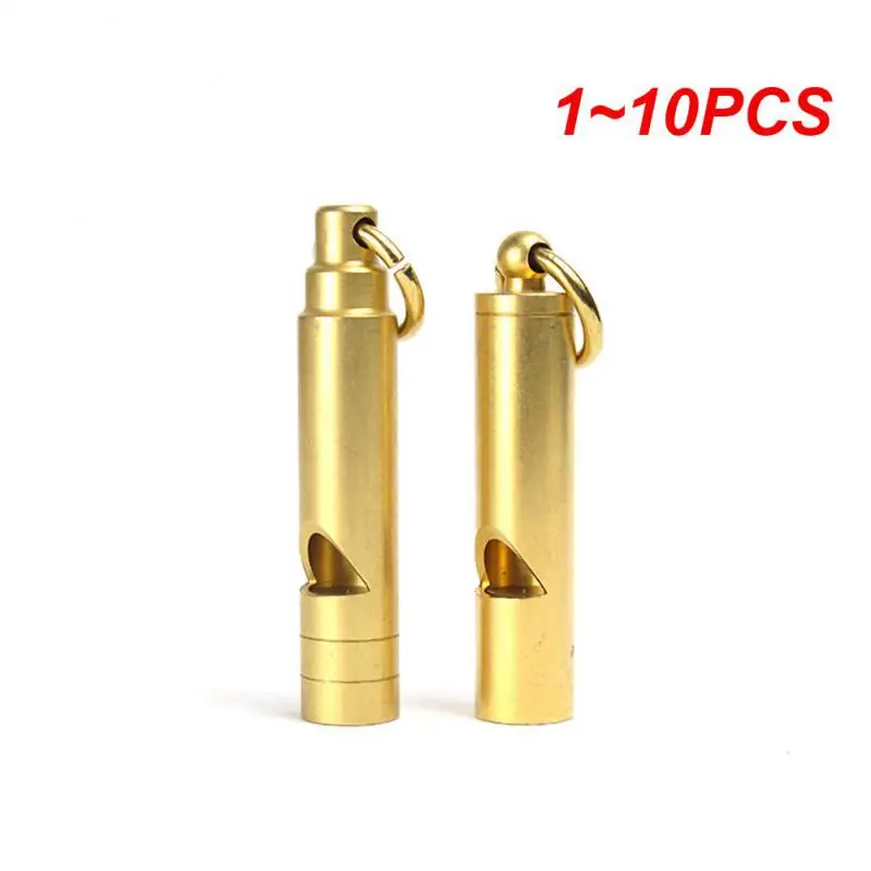 

1~10PCS Vintage Brass Whistle Outdoor Survival Equipment Army Training Pets Dogs Retro Referee Outdoor Safety Hiking Camping EDC