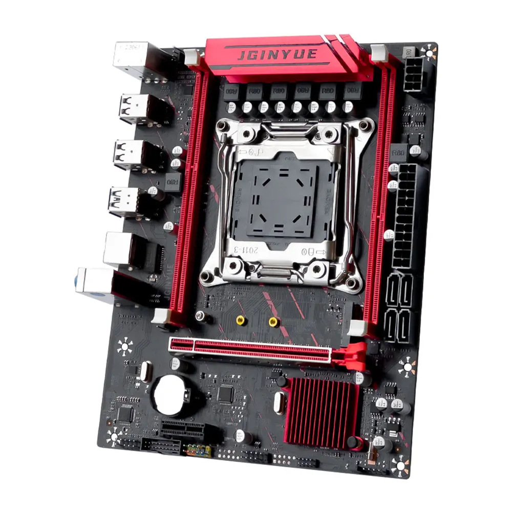 JGINYUE X99 Motherboard LGA 2011-3 Xeon E5 V3 V4 CPU DDR3 RAM Dual channel Memory 6-Phase Power Supply M.2 NVME/SATA X99M-H D3