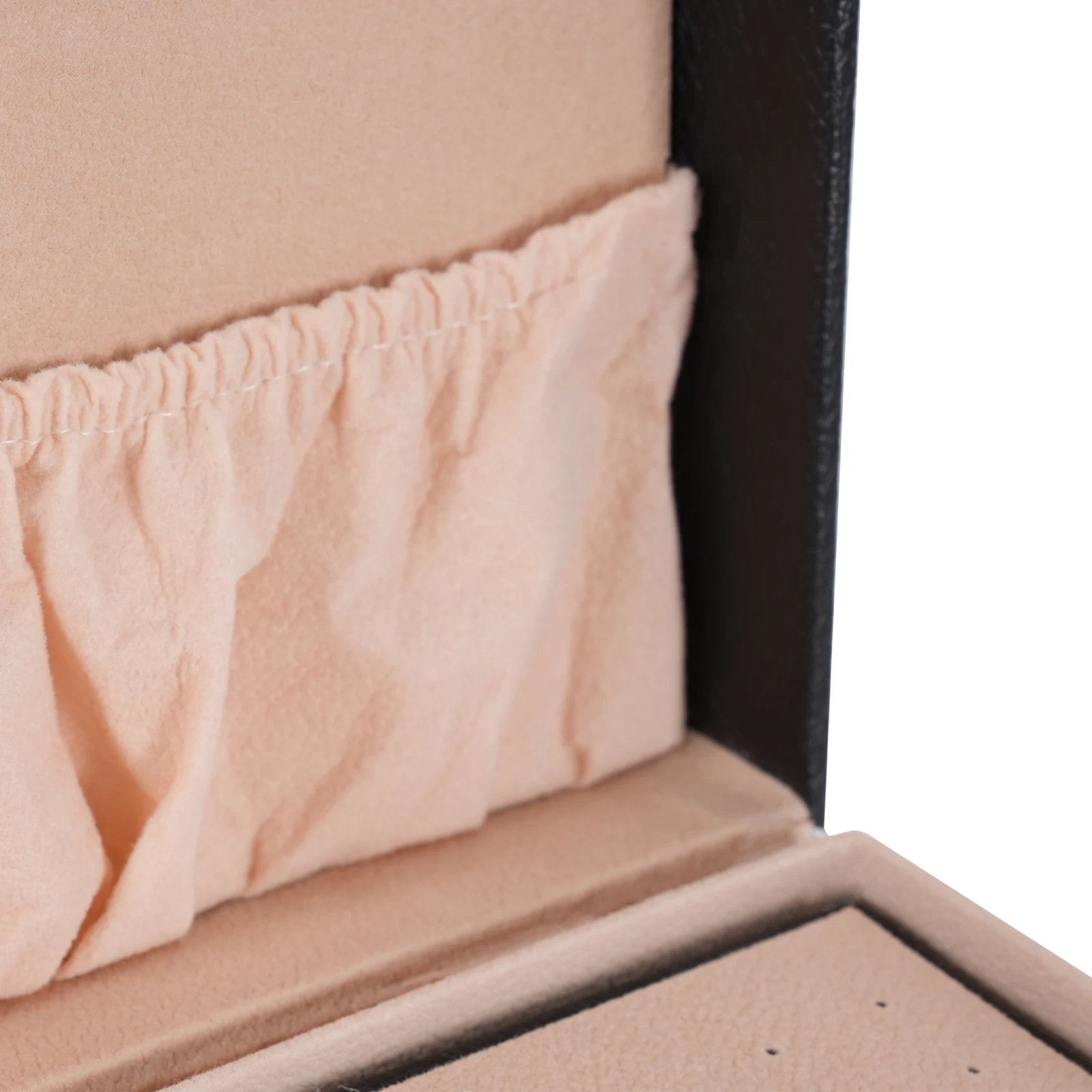 2-lagige abschließbare Schmuckaufbewahrungsbox mit herausnehmbaren Trennwänden, Schreibtisch-Organizer für Ringe, Ohrringe, Armbänder, Halsketten, Broschen, für den täglichen Schmuckaufbewahrungszweck auf dem Schminktisch zu Hause. – Detail 26