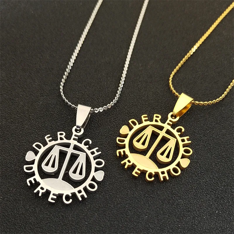 Europe and America 12 Zodiac Signs Libra Logo Medal Stainless Steel Necklace UNISEX Cool and Handsome Motorcycle Necklace