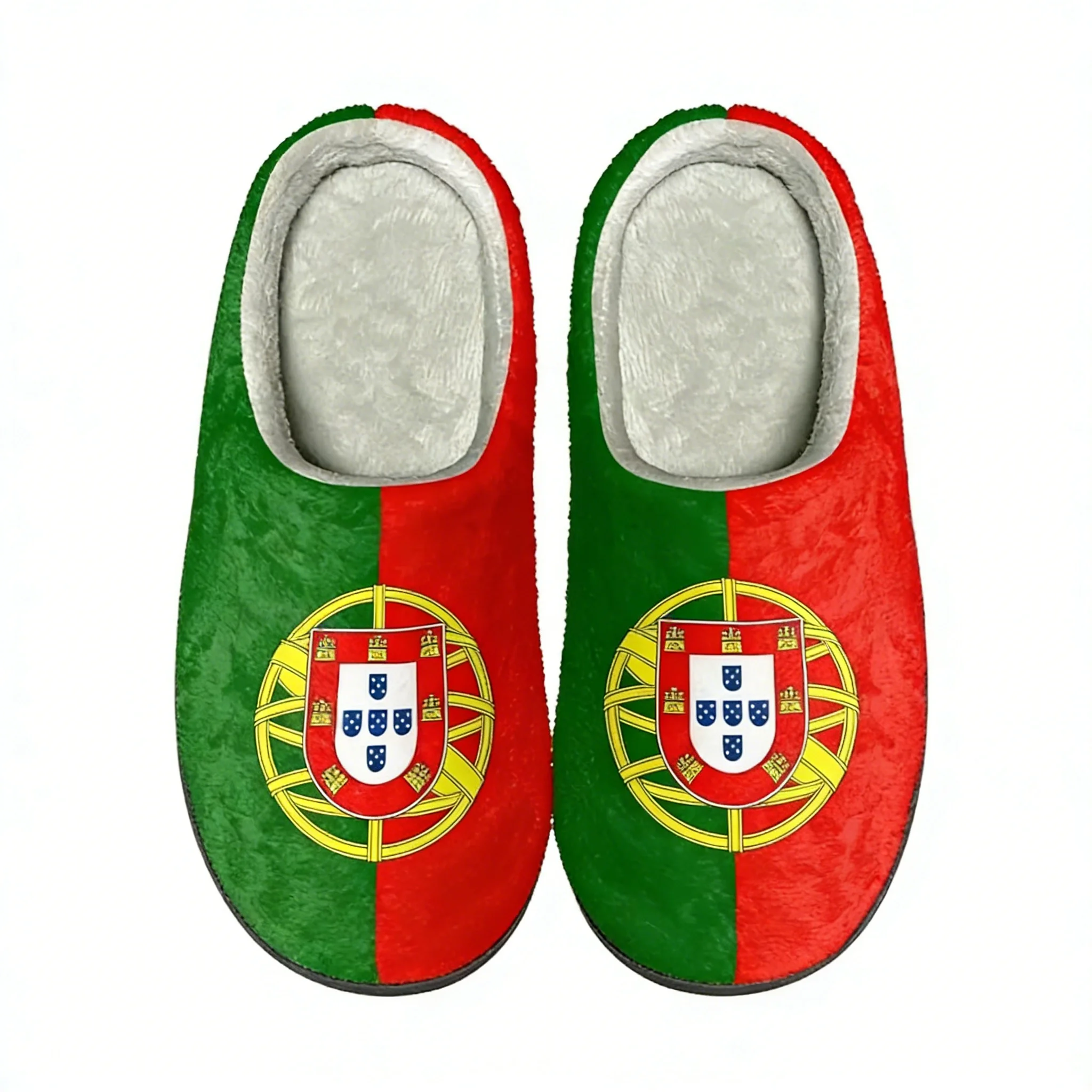 

Portugal Design Women's Cotton Slippers Versatile House Warm Footwear Autumn Winter Comfortable Slides Slippers Zapatos Mujer