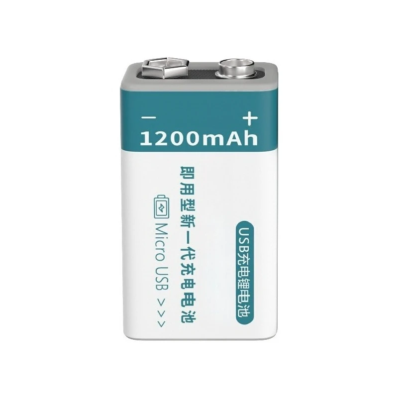 1200mAh 9V Lithium-ion Rechargeable Battery