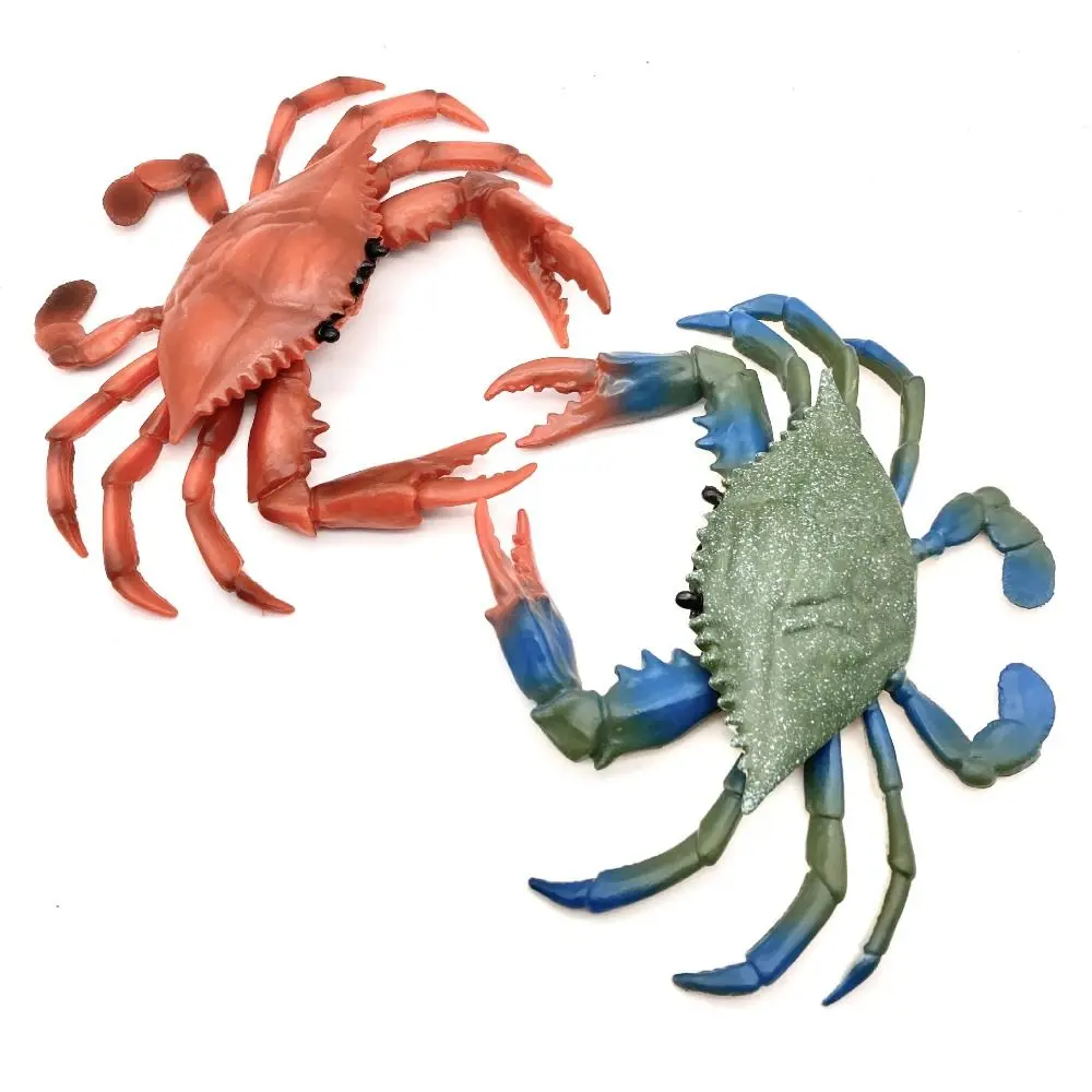 

PVC Simulation Sea Life Animals Model Statue Collectible Octopus Action Figures Toy Crafts Cartoon Crab Model Figurines