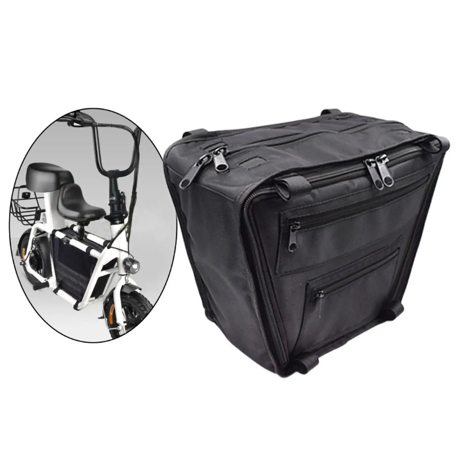 

Electric Vehicle Battery Bag Easy Install Pouch for Commuting Biking Cycling