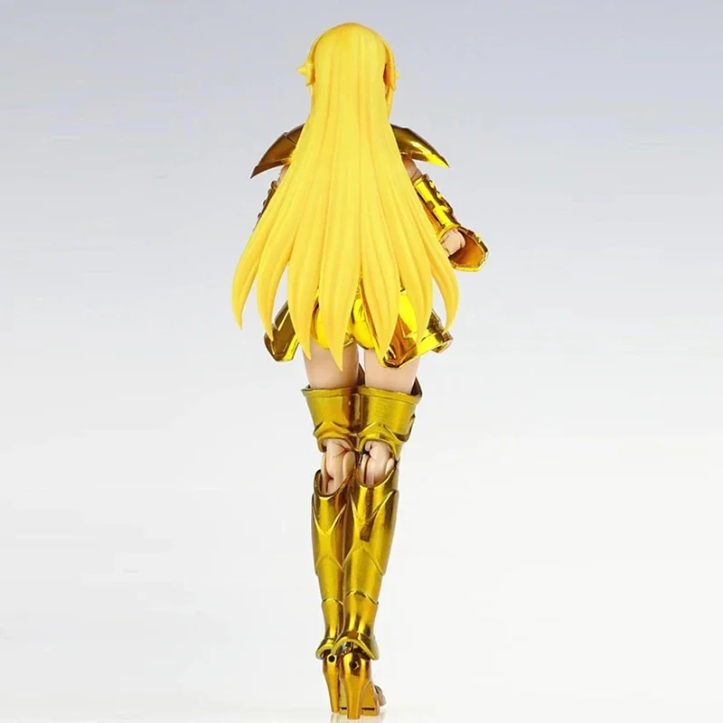 Grandes brinquedos/gt saint seiya mito pano ex virgem verna santo contrato feminino zodíaco cavaleiros do modelo brinquedos em estoque figura de ação