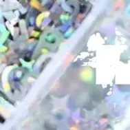 12/6 Grids Nail Enhancement Silver Star Patterns Laser Nail Glitter Flash Nail Decoration Nail Charm DIY Manicure Tools