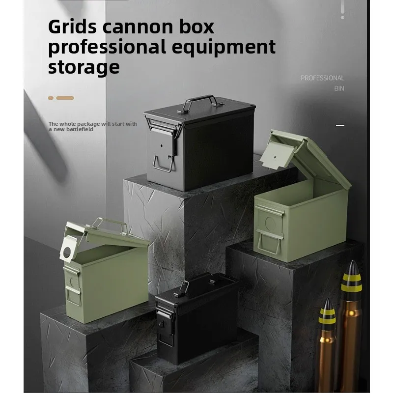 Portable Car Toolbox, Bullet Case, Gun Case, Ammunition Case, Hardware Tools Storage Case, Waterproof Box, Battery Case