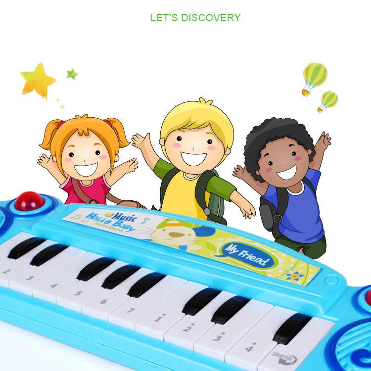 Mini Piano électronique pour enfants, Puzzle d'éveil, enseignement, Instrument de musique, jouet, dessin animé, peut être joué, cadeau pour enfants