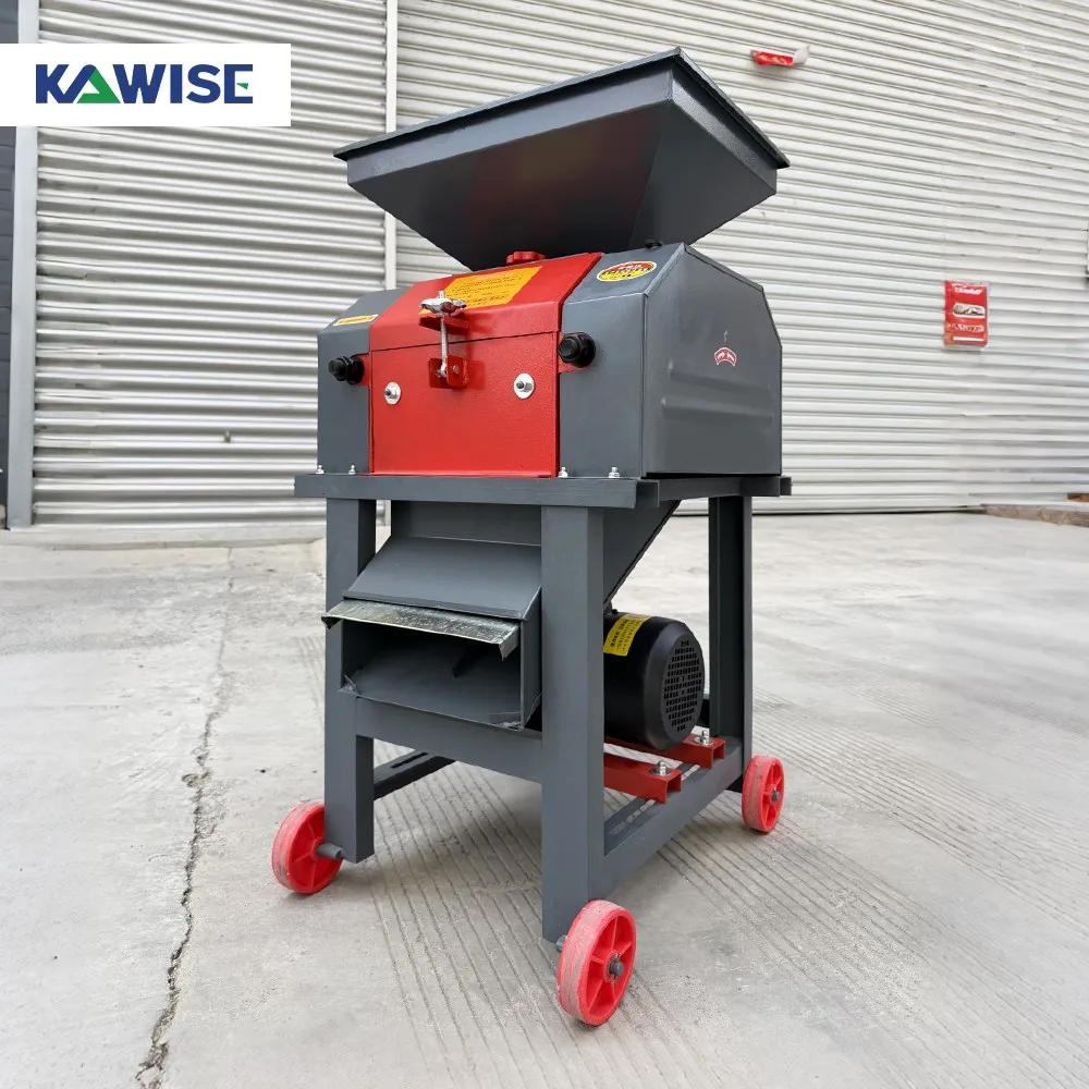 AIROW Electric Grain Cracker Machine for Cattle Sheep and Pig Farms Needing Corn Wheat Barley and Sorghum Feed Processing