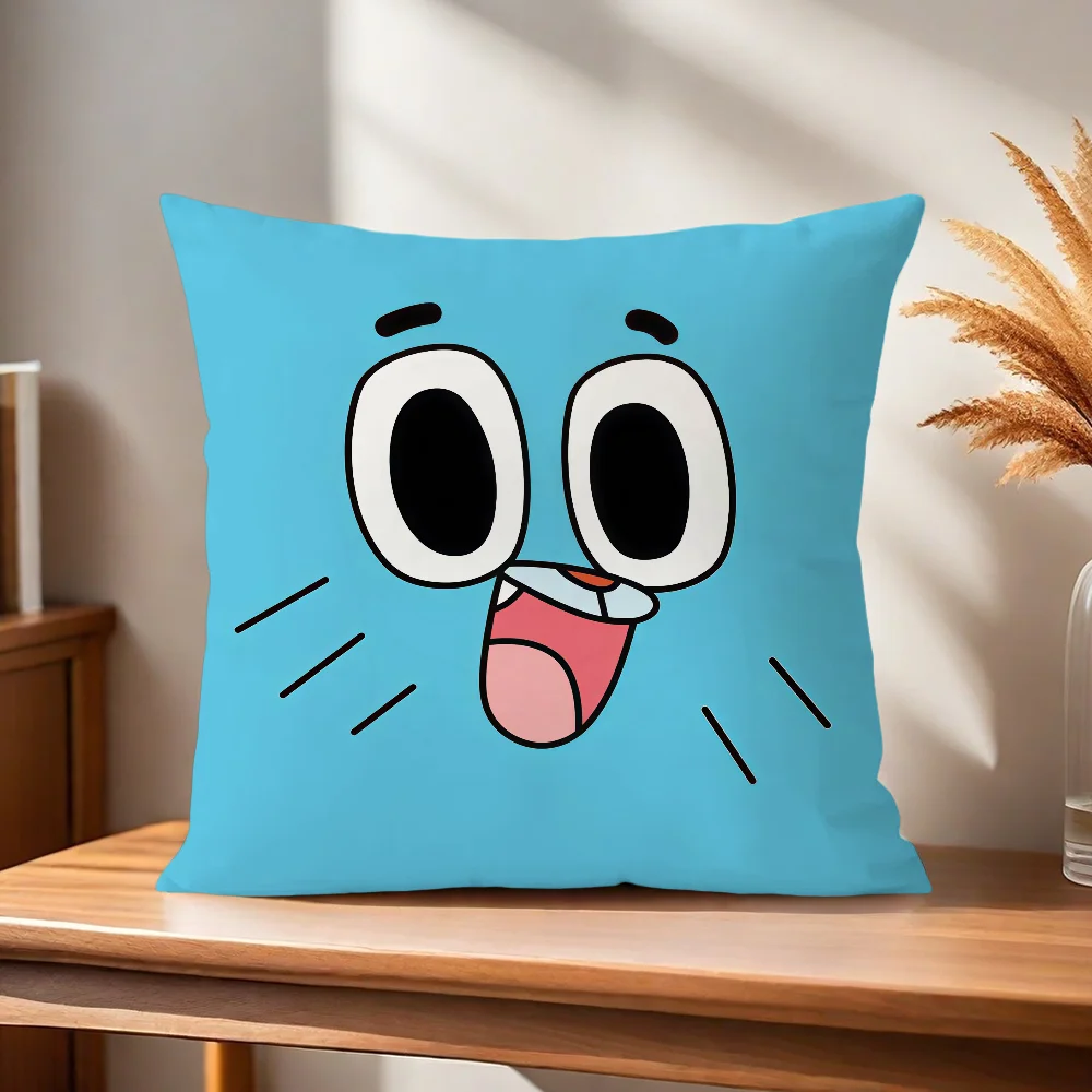 A-AAmazing World G-Gumball Kissenbezug Kissenhülle für Zuhause, Sofa, Wohnzimmer, Büro, Café, Auto. – Detail 3